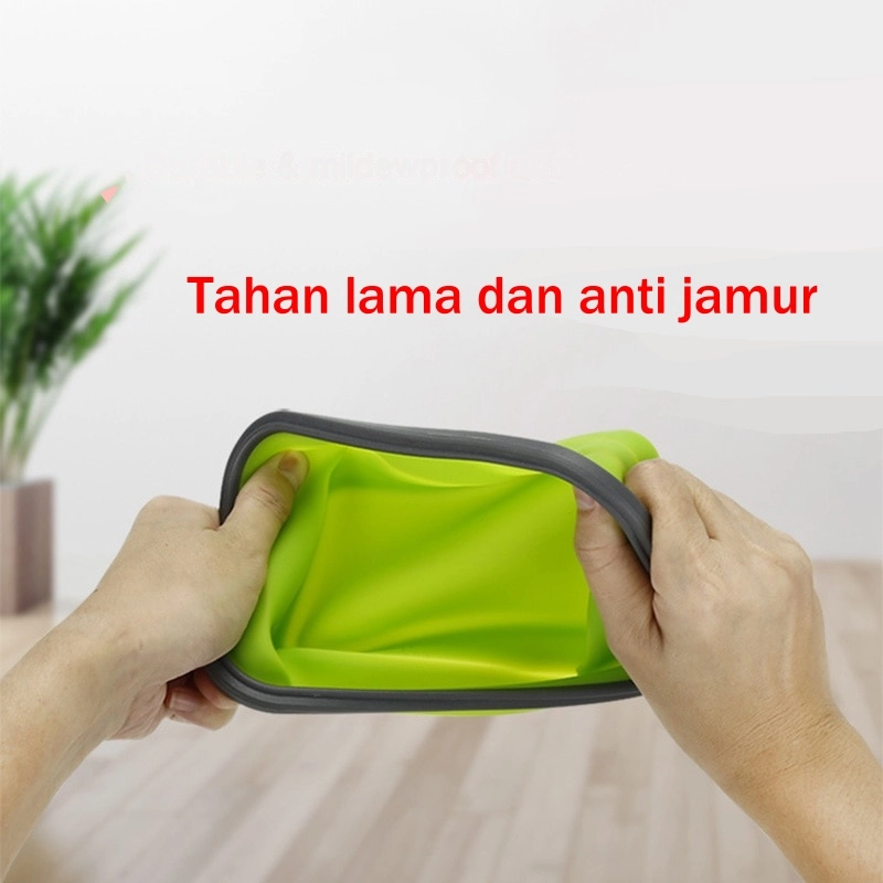Product image RUMAH RAYA - (PO) Kotak Makan Foldable Bento Lunch Box Eco Friendly 800 ml - TN99 - Green 800 ml 1 pcs