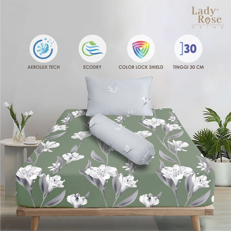 Product image Lady Rose Prime Bed Cover Set Argil 120x200x30 Single 120