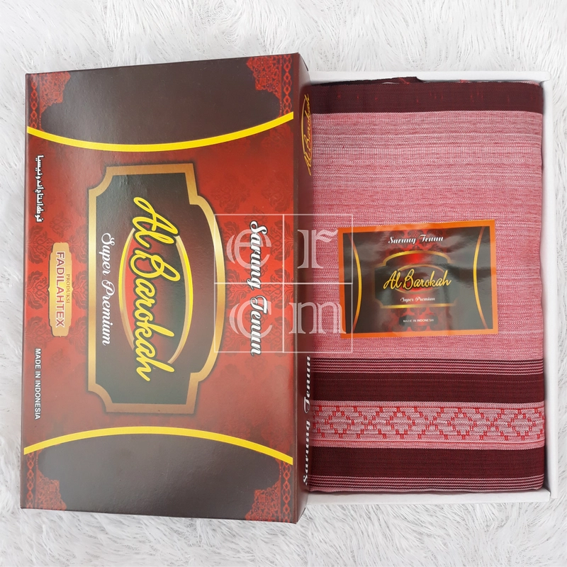 Product image ERCM Collection - SARUNG TENUN DEWASA ALBAROKAH Albarokah Warna Random