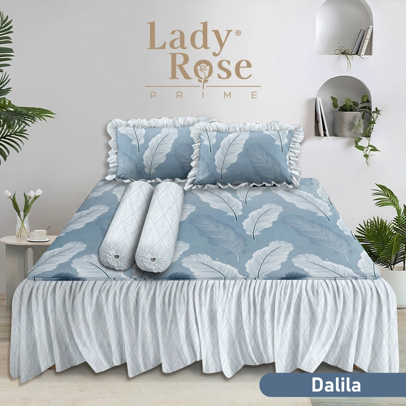Product image Dylan 19 [TA] - Sprei Rumbai Lady Rose Prime 180x200x30 180x200 Dalila