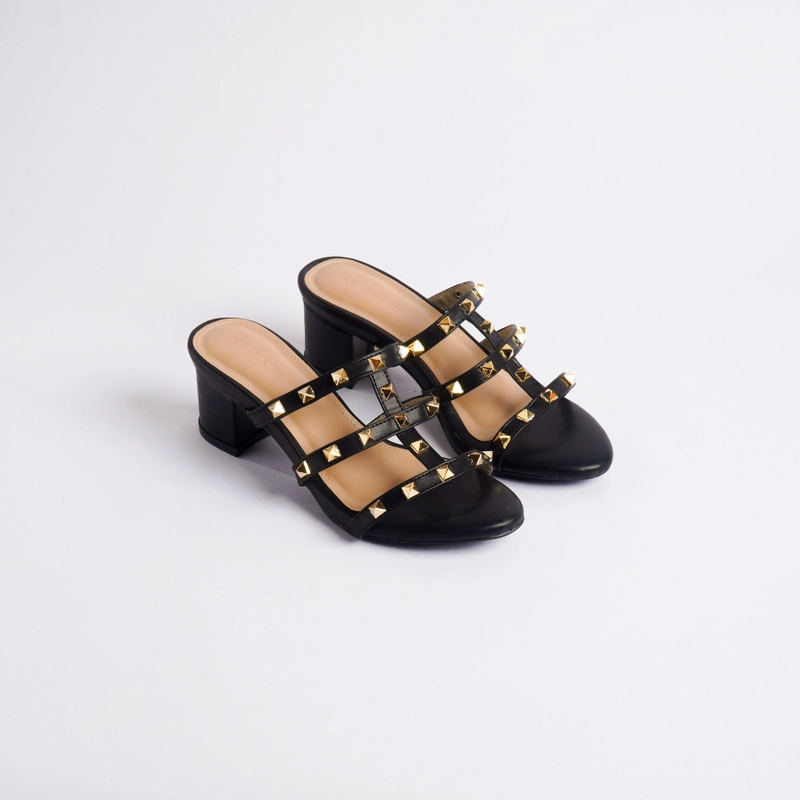 Product image Katakita - Katakita Voila Heels Wanita / Heels Kantor / Sandal Hak Wanita Pyramid 37 Black
