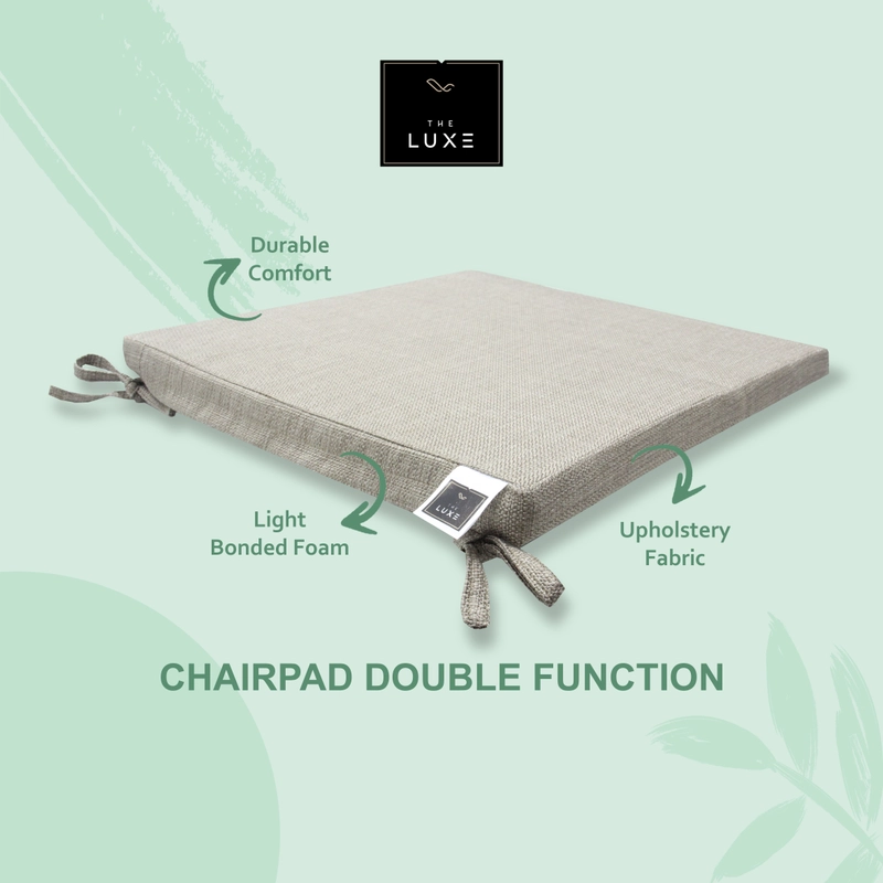 Product image THE LUXE - BANTAL DUDUK THE LUXE CHAIRPAD DOUBLE FUNCTION 40x40 Random