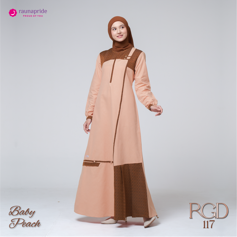 Product image RAUNAPRIDE OFFICIAL - Baju Muslim - Gamis Dewasa 117 S BABY PINK