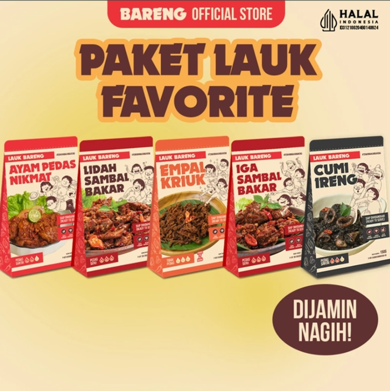 Product image Lahap Bareng - Lahap Bareng - Paket Lauk Favorit 2 Lauk Makanan Instant Ready to Eat 2 pcs CI + APN