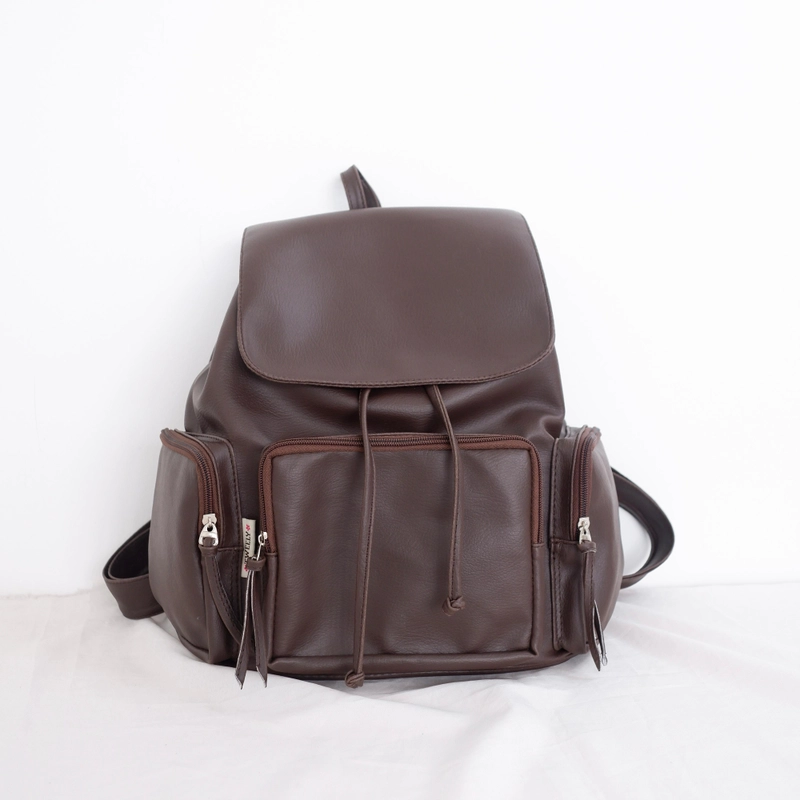 Product image Tweelyforbag - Clio Backpack - Tweelyforbag - Tas Ransel Wanita - Tas Wanita 600 gr Chocolate