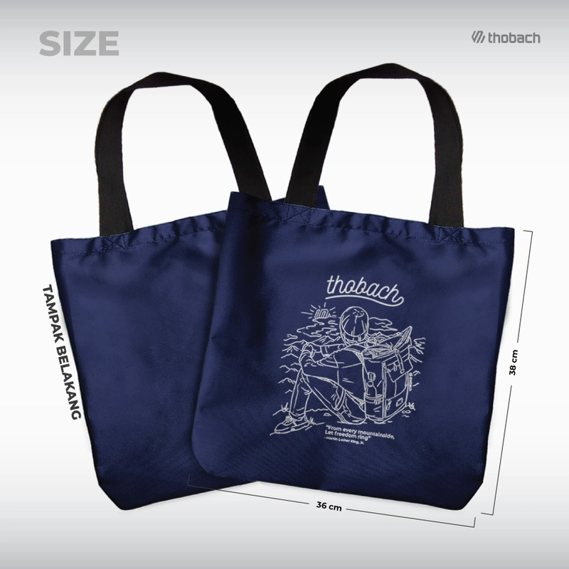 Product image Thobach official - THOBACH Tote Bag Cordura MOUNTAIN Warna Navy