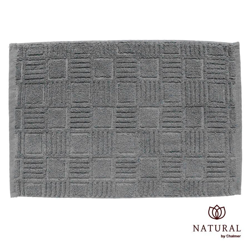 Chalmer - Keset Handuk Natural By Chalmer 40x60 Cm Keset Dapur Kamar Mandi 40 X 60 Cm Grey