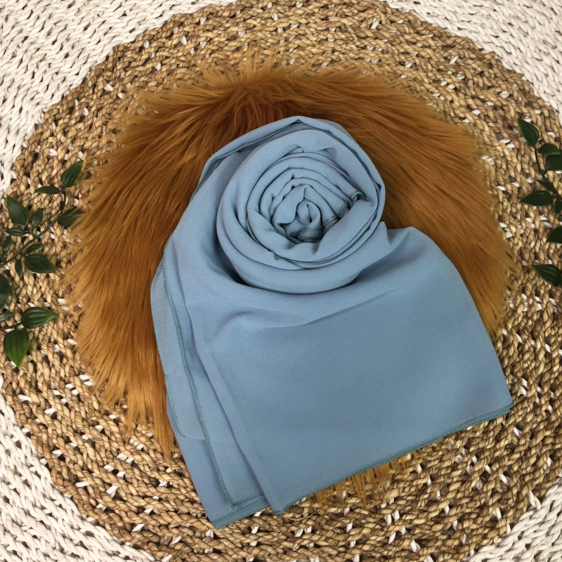 Product image Milyarda Hijab - Pashmina Ceruti Milyarda Hijab all size baby blue