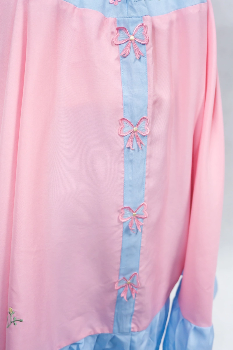 Product image LITTLE NEOSACK - LITTLE NEOSACK - MUKENA KATUN PLAN ANAK PEREMPUAN - NAJMA MUKENA LX10042 ALL SIZE. BIRU