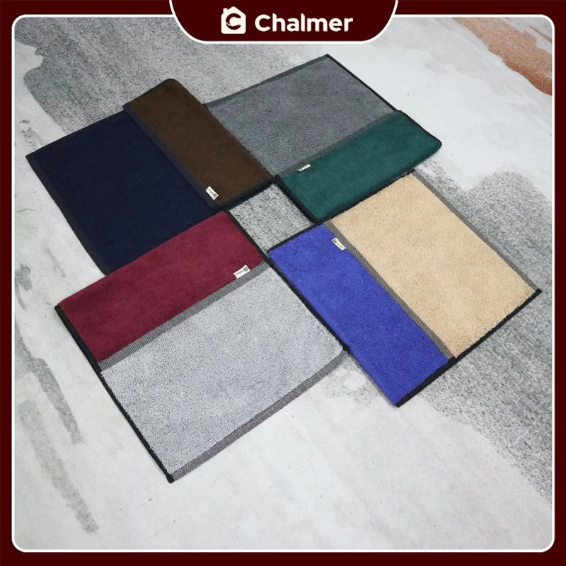 Product image Chalmer - Keset Chalmer 40 x 60 cm Keset Handuk Bolak Balik 2 Warna 40x60cm Navy