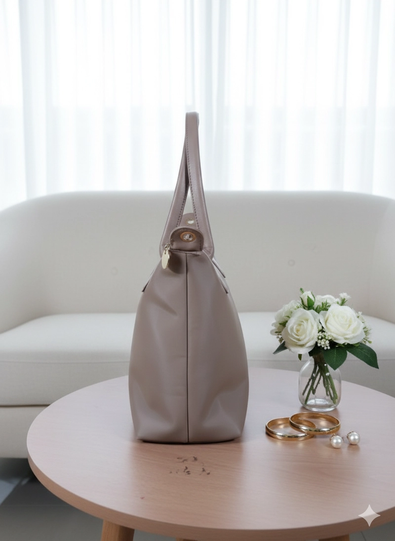 Product image CBL - BERYL Shoulderbag -Tas Bahu dan Selempang Wanita BERYL Shoulderbag Bahan Cocoly Longchamp Waterpro Medium Coklat