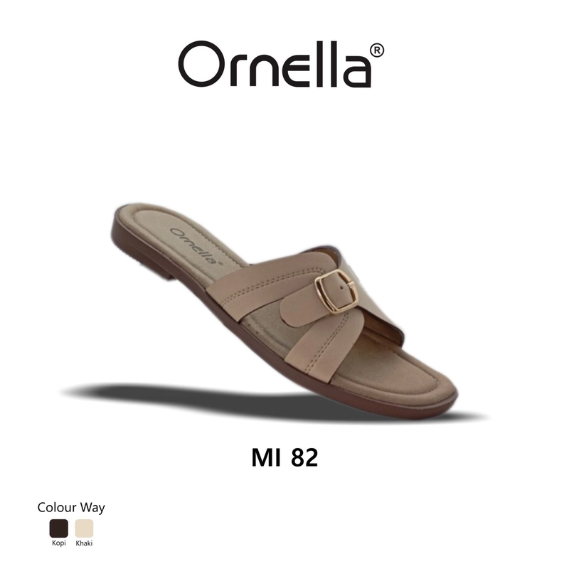 Product image Odillon - Ornella - MI 82 / Sandal Slip On Wanita Casual 40 KHAKI