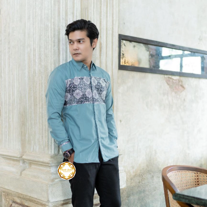 Product image Rambe Batik Indonesia - Kemeja Exclusive Toyobo Fodu Ori Mix Batik Cap K6 M K8