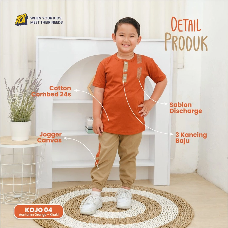 Product image Hoofla - Koko Anak/ Pakaian Anak Muslim Koko Jogger Furqon S KOJO 04