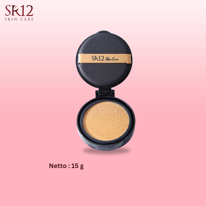 Product image SR12 Cushion SPF 30 Full Coverage Tahan Lama Dan Mencerahkan Kulit 15gr Refil Ivory