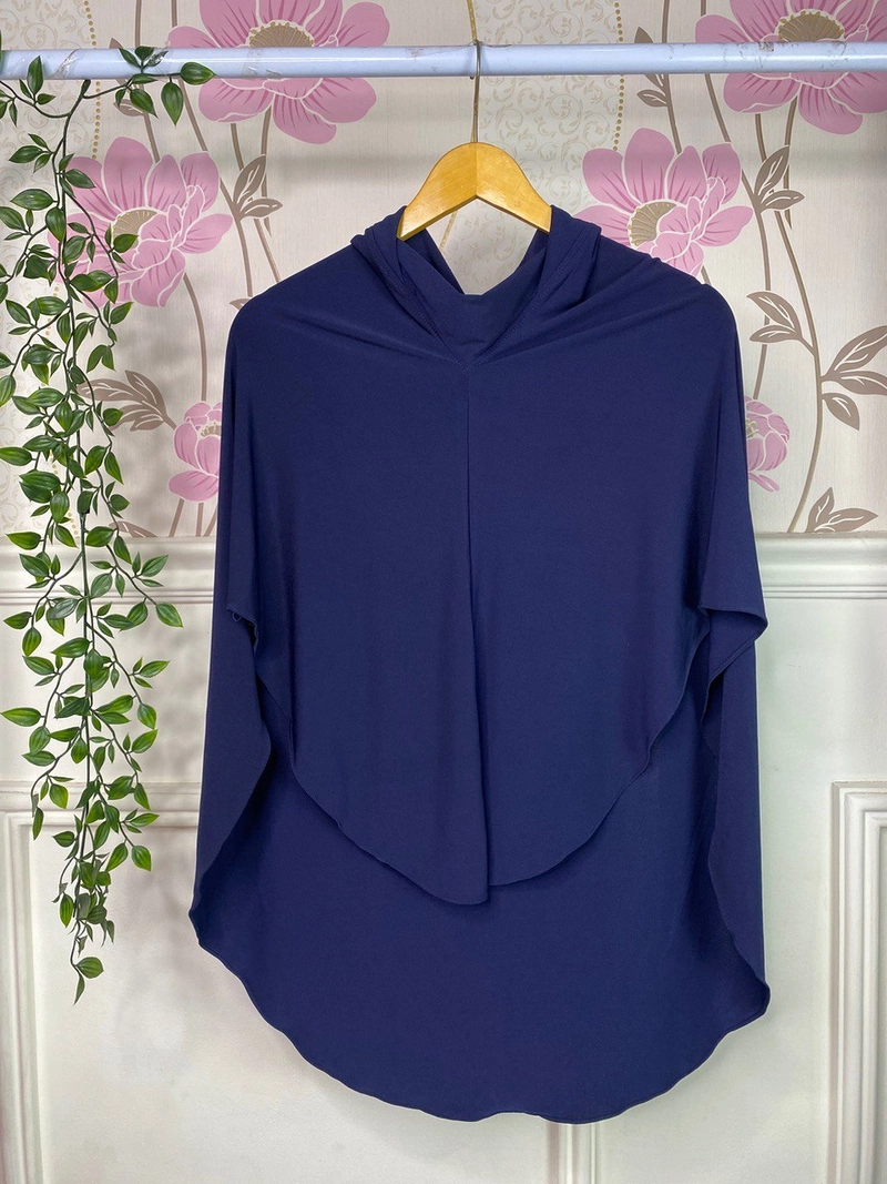 Product image Milyarda Hijab - Bergo Instan Anneira Jilbab Bergo Syari Menutup Dagu Allsize navy