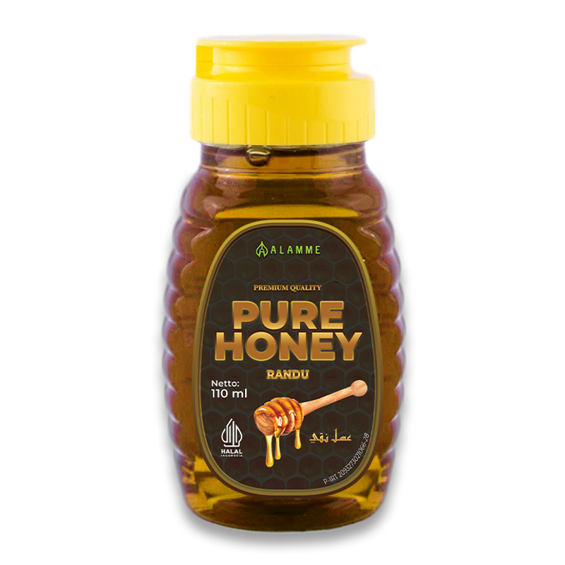 Product image Alamme - Pure Honey Madu Randu Murni Premium 110ml Manis