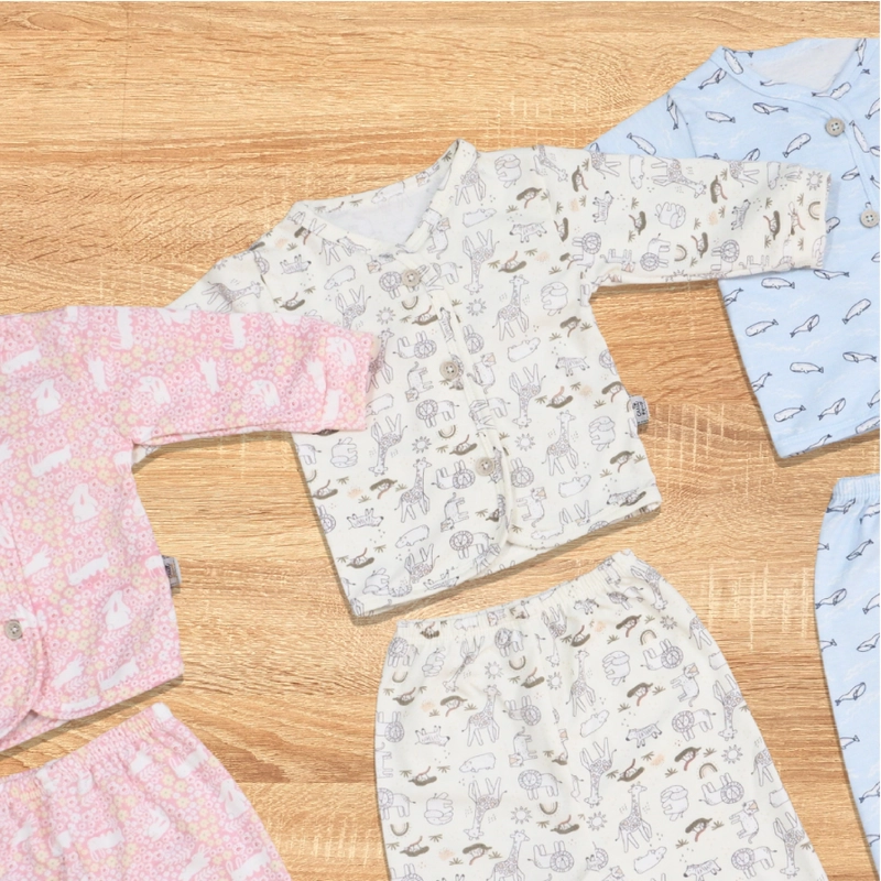 Product image CHARACTER 2 - Kana Longsleeve Set NB Blue Whale