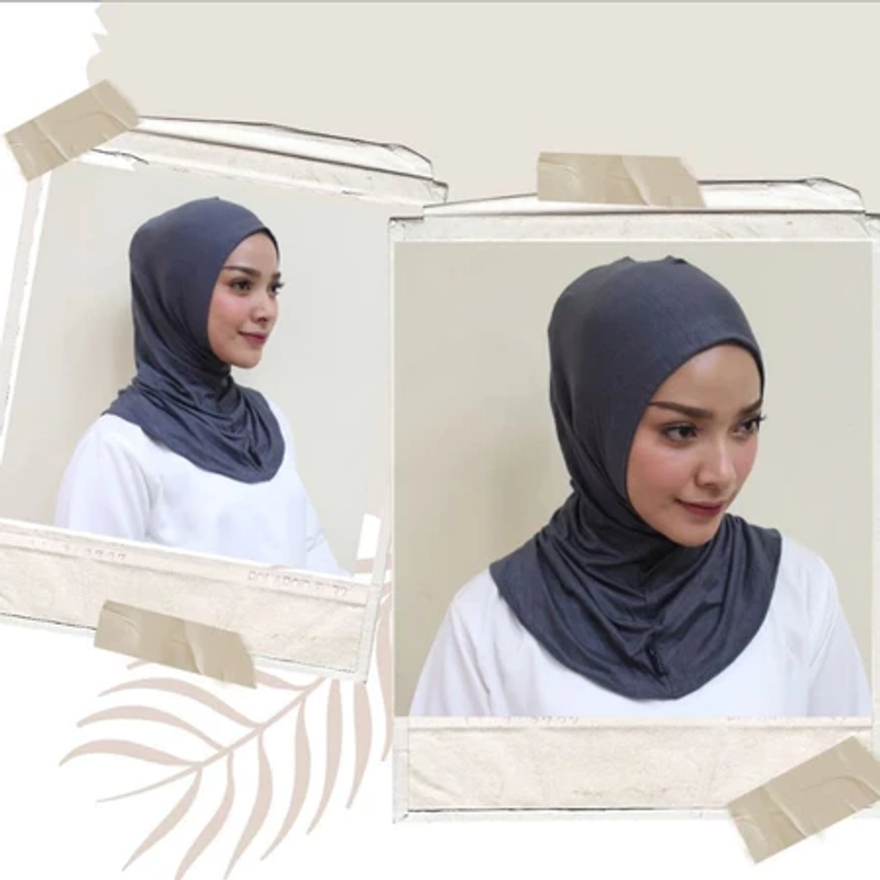 Product image Milyarda Hijab - Ciput Ninja Rayon Spandek Allsize Grey