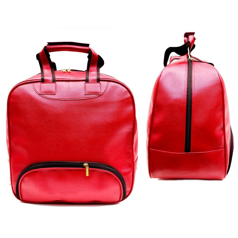 Product image Lanc Fashion - Tas Mudik Organaizer Jumbo Kulit traveling Klasik Big Vein Warna MERAH
