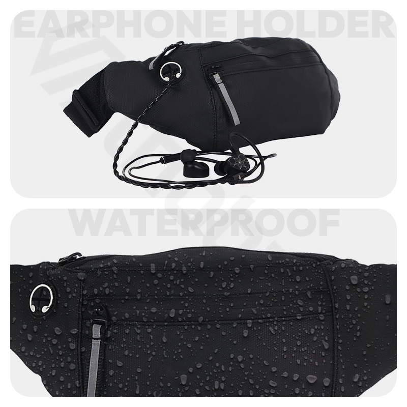 Product image Thobach official - THOBACH Waistbag Anti Air Waterproof KENZO ALL SIZE BLACK