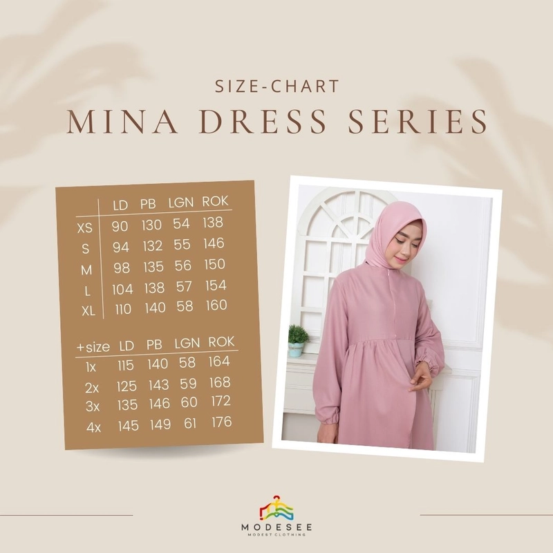 Product image Modesee - Mina Dress Jazzy XS Dusty Pink