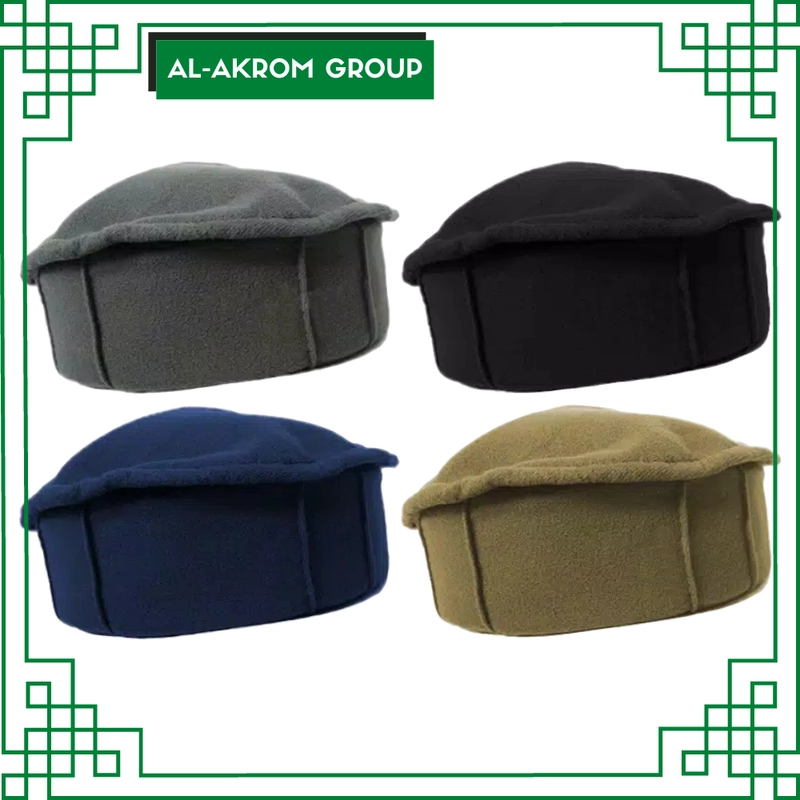 Product image Al Akrom Group - Peci Pakol Taliban Peci Pakol Afganistan All Size Hitam