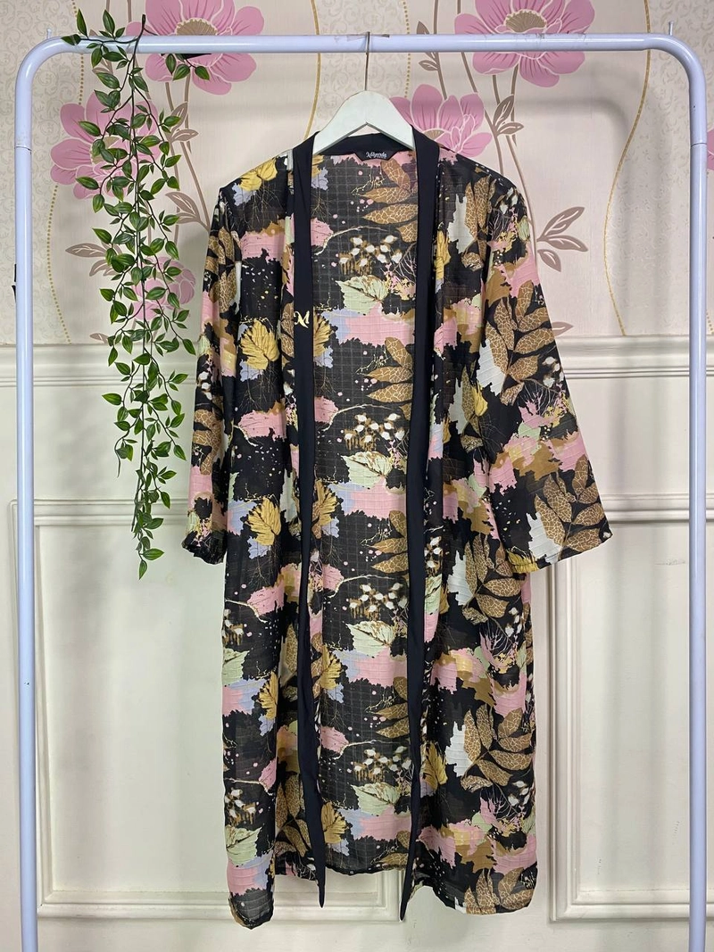 Product image Milyarda Hijab Official - Long Outter Zilora Series ( EXTRA POUCH ) SIZE L BLACK