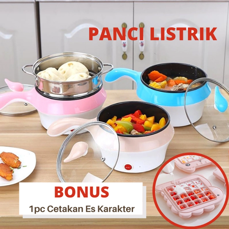 Product image Blooming Deal - Panci Listrik Panci Elektrik Kukus Masak Bonus Cetakan Es Karakter (PANCI+ICEMOLD) Random