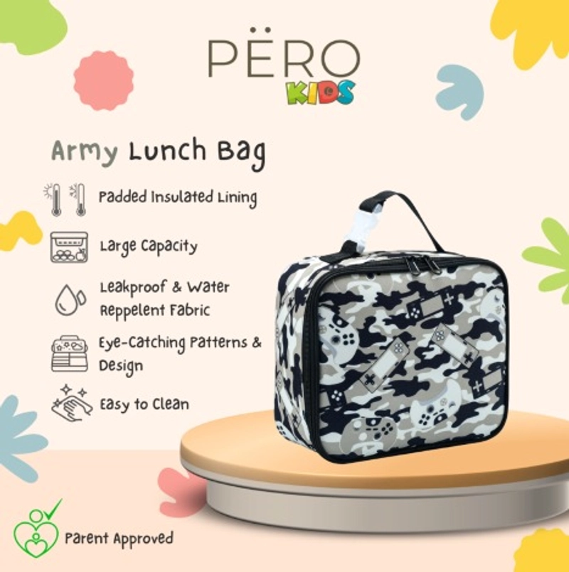 Product image Pero Indonesia - Pero Kids Lunch Bag Tas Bekal Makanan Game Play Lunch Bag