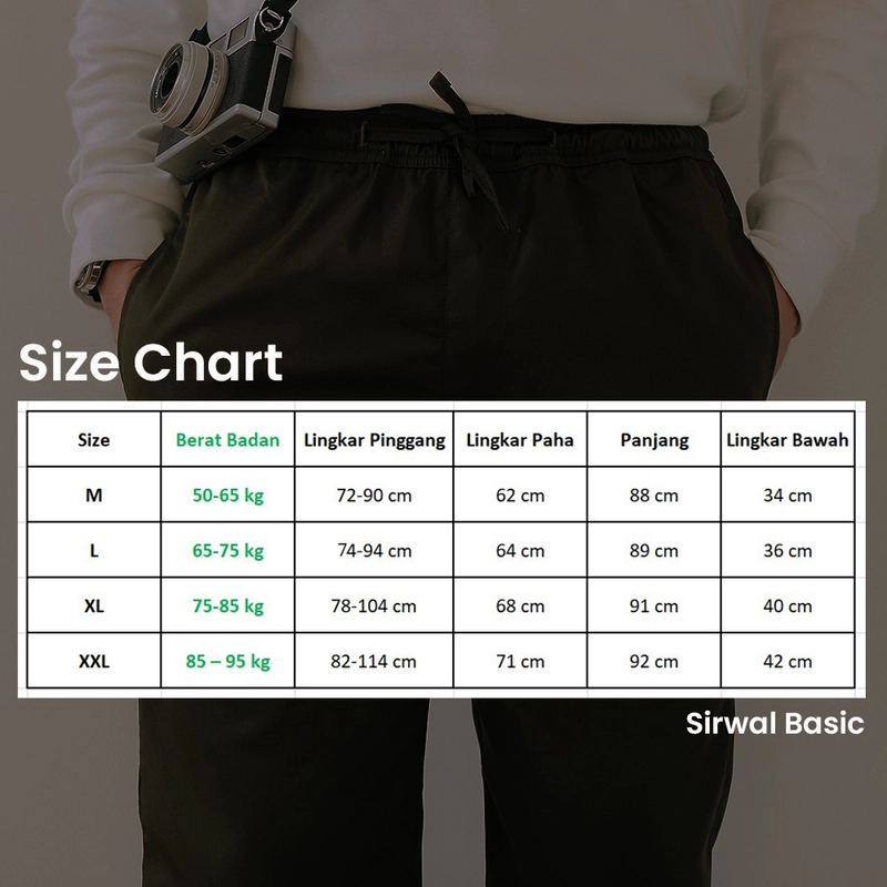 Product image MUFTEE OFFICIAL - Sirwal Basic by Muftee M Hitam