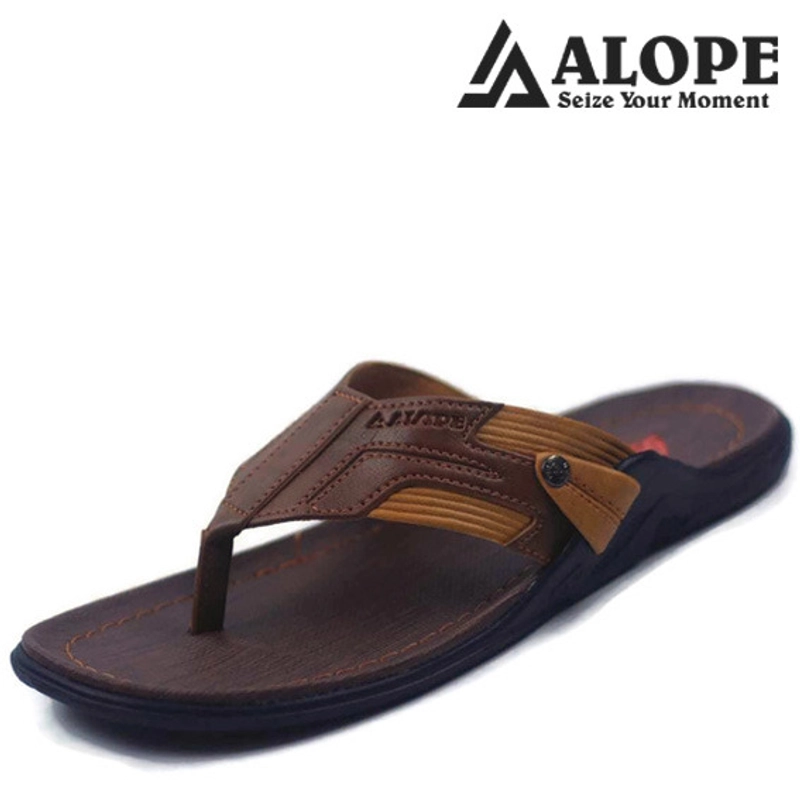 Product image ALOPE OFFICIAL - BUY 1 GET 1 SANDAL ALOPE SANDAL PRIA JAPIT H 03 SIZE DEWASA READY 39 SAMPAI 43 40 Coklat tua