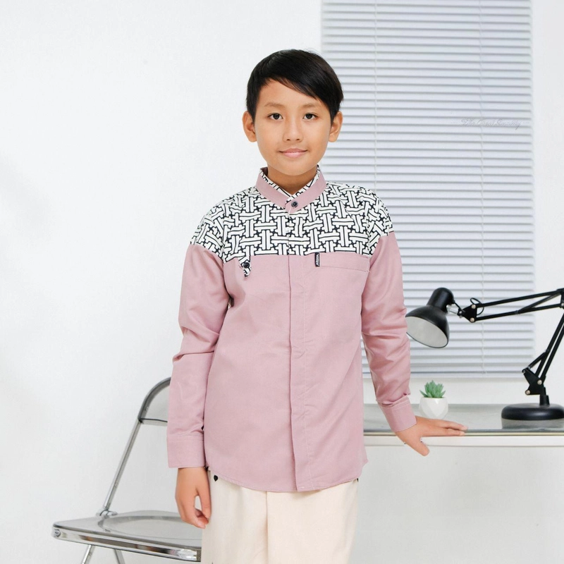Product image Kois Batik - Baju koko anak tanggung best seller fre peci rajut motif falcon No 13 Falcon dusty