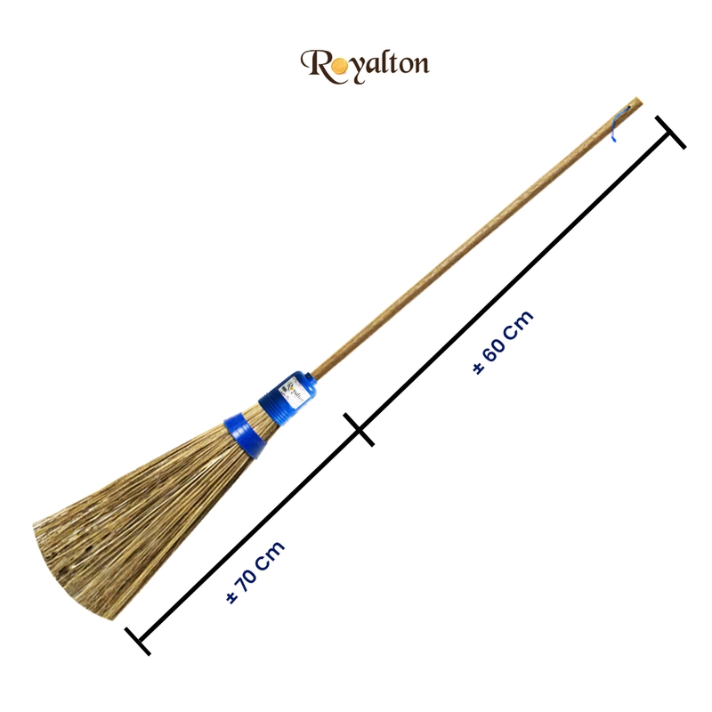 Product image Asta Sapu Lidi Taman Anti Rontok Gagang Kayu Super Jenis Sapu Taman