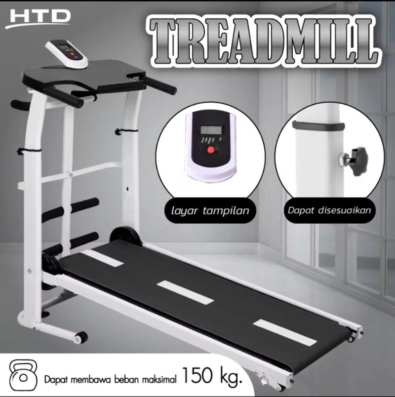 Product image Rizki Electronics - HTD Sport Treadmill Manual SH-306 putih