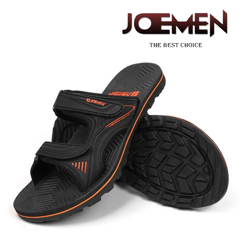 Product image Joemen Official - Joemen Sandal Pria Adventure S 29 NEW Original Brand Lokal Ringan Kuat Anti Slip Tidak Licin Sa 39 Hitam Orange