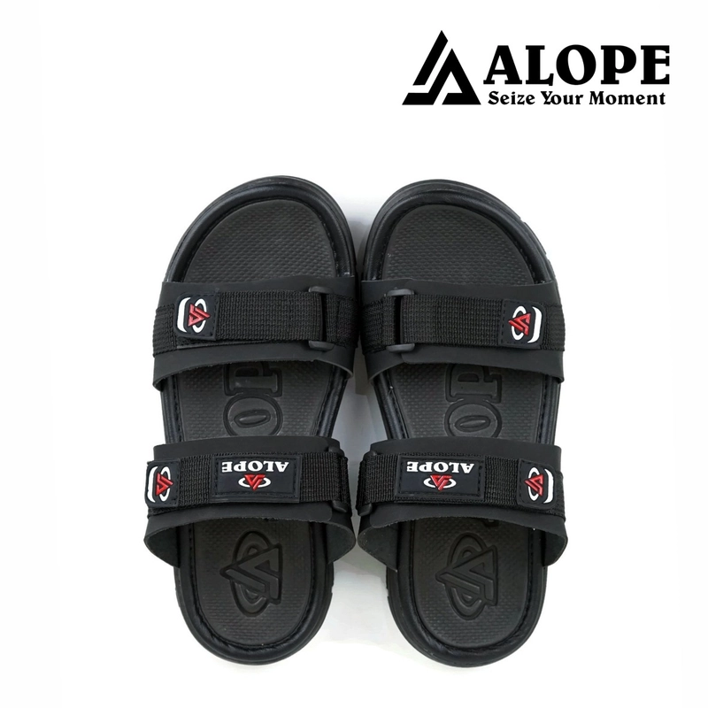 Product image ALOPE OFFICIAL - BUY 1 GET 1 SANDAL ALOPE SANDAL WILDER CASUAL SANDAL GUNUNG TANPA PENGAIT BELAKANG 39 Hitam