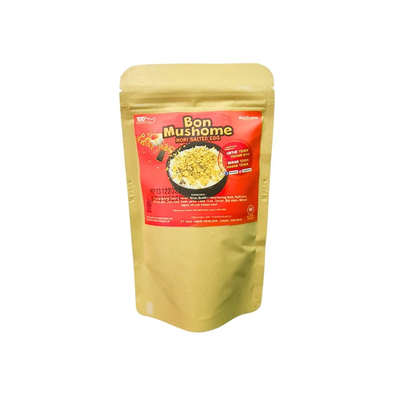 Product image Mushome Official - Bon Salted Egg Pouch / Kaya Serat / Sumber Protein 60gr Pedas