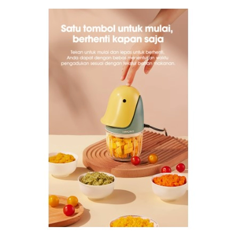 Product image UTAMAMEGA - Samono Chopper Magic Duck Penghalus Makanan Hemat Daya 200Watt SW-C200 Type SW-C200