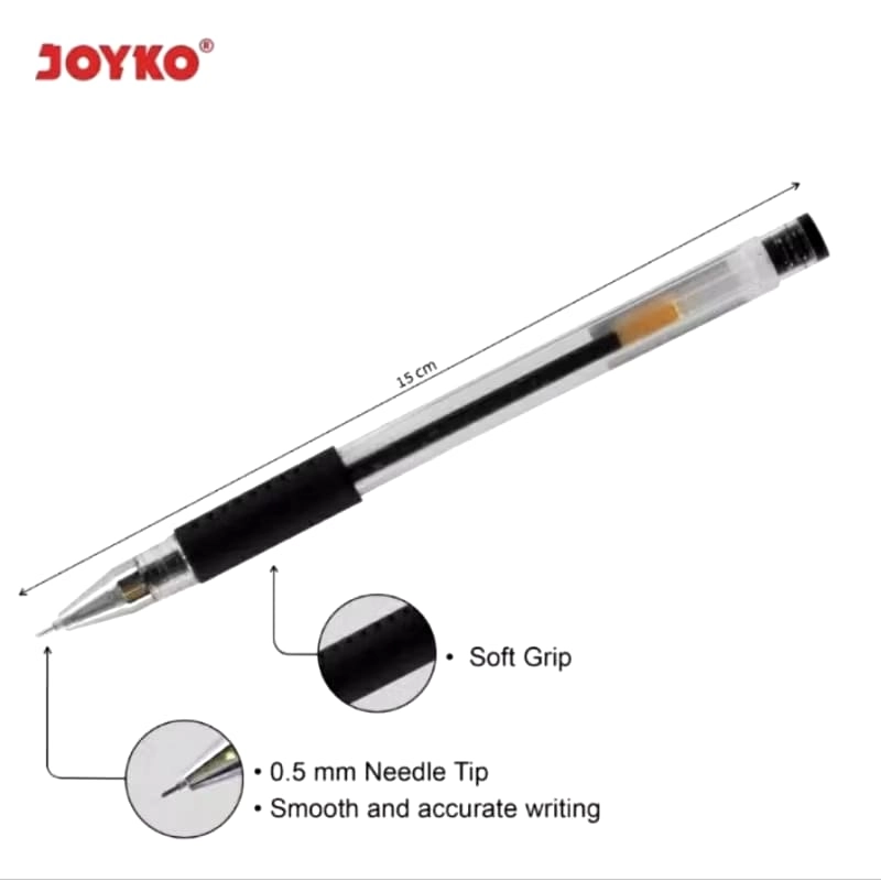 Product image DiAr OlShop - Pulpen Joyko Gel 70 gram Hitam