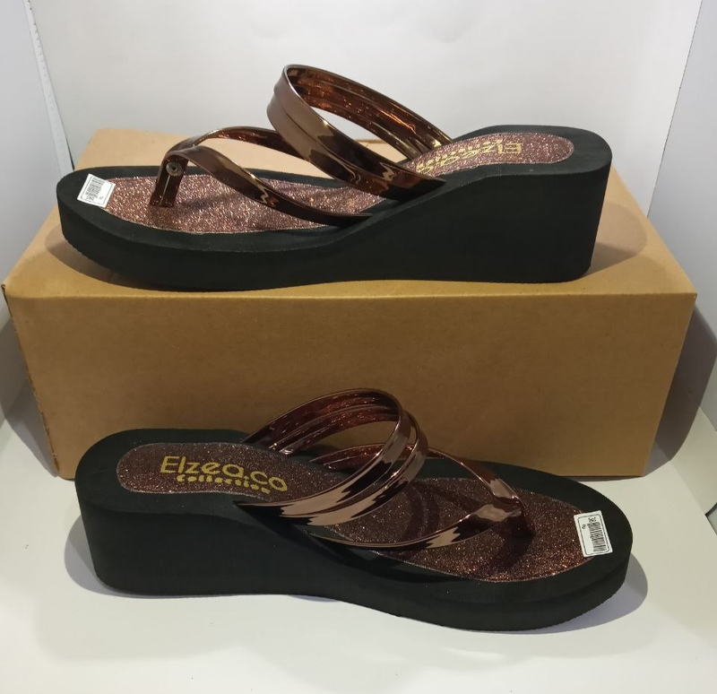 Product image Elzeaco - Sandal Spon Wedges M03 36 BROWN