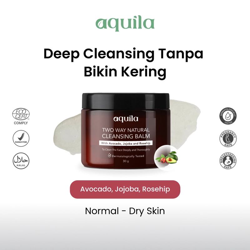 Product image Aquila Two Way Natural Cleansing Balm/Make Up Cleanser/Make Up Remover 90gr all skin type