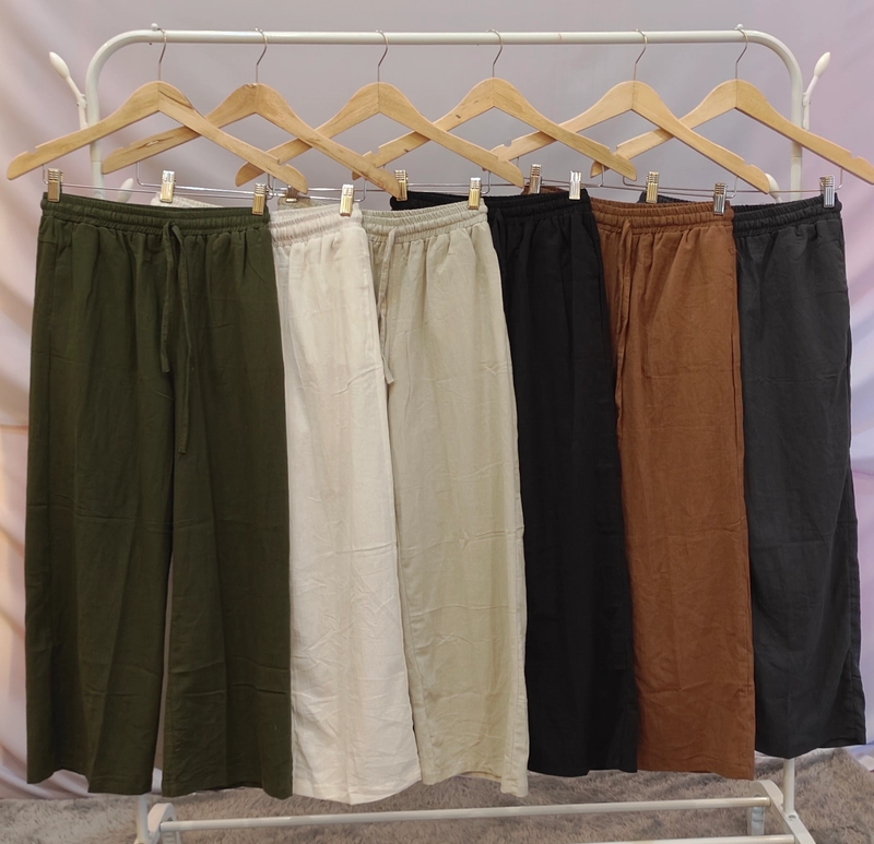 Product image Amha Collection - KULOT LINEN ANGEL FULL KARET PREMIUM ALL SIZE HIJAU SAGE