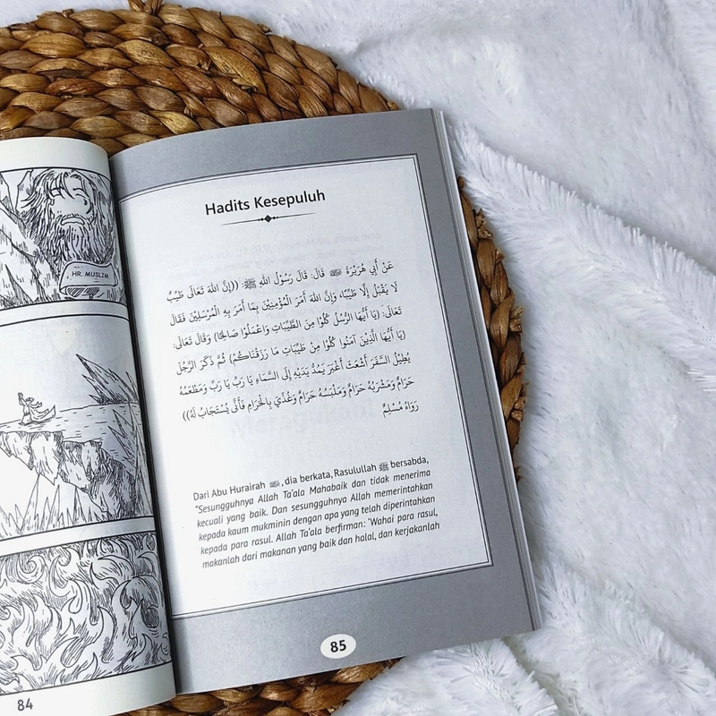 Product image Pustaka Arafah - Komik Hadits Arbain Annawawi Jilid 1 SC Soft Cover