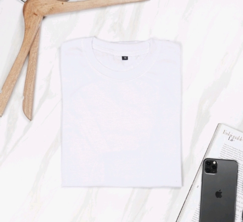Product image Kaos San - Kaos Panjang Polos Pria Wanita Allsize Katun adem S Putih