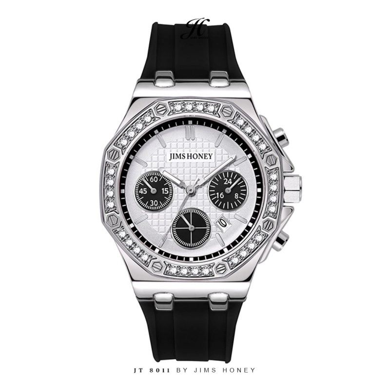 Product image JIMSHONEY SUKABUMI - JT 8011 - Jam Tangan Unisex 160 L01 BLACK