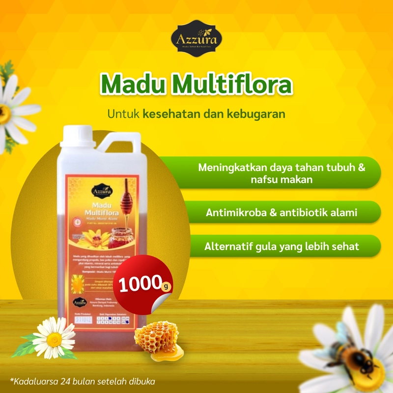 Product image Madu Azzura - Madu Multiflora 100gr Multiflora