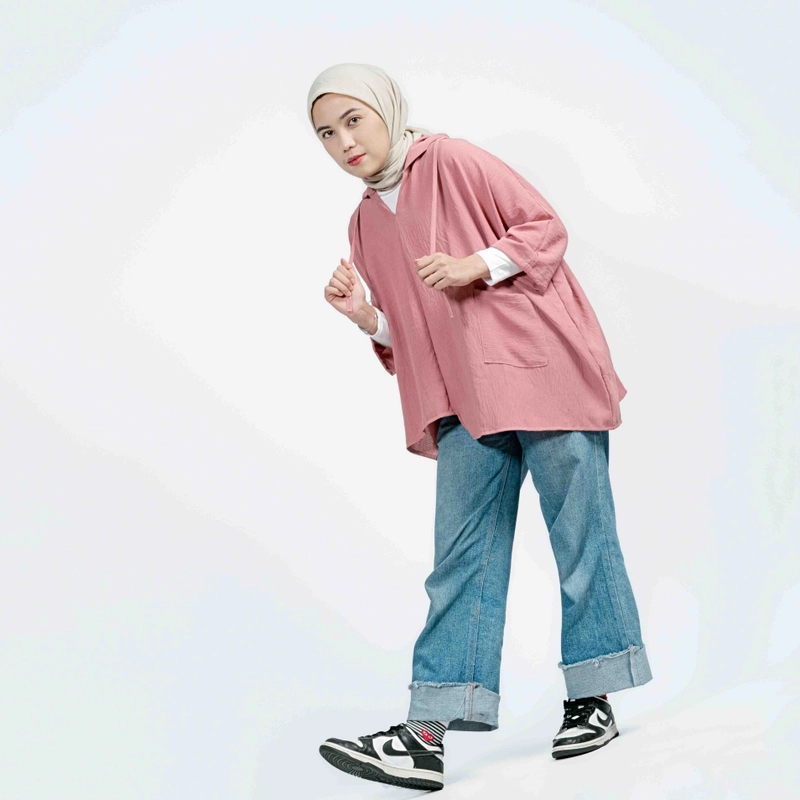 Product image Sseolshop - Husna Blouse Wanita Kekinian XL Dusty