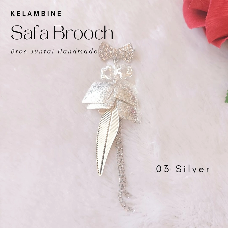 Product image Kelambine - Safa Brooch Bros Juntai Handmade Safa Bros Juntai 03 Silver