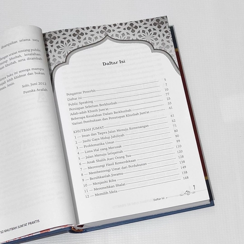 Product image Pustaka Arafah - 52 Khutbah Jumat Praktis HC Hard Cover